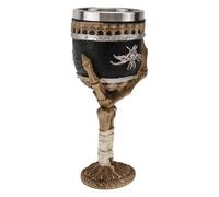 LOLIPPYY Gobelet Décoratif de Main Squelette, Verre à Vin Halloween 3d, Coupe à Vin Créative en Verre Transparent pour Fête, Ornement Original pour Maison et Soirée