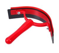 LOLIPPYY Grattoir à Sueur pour Chevaux en Plastique Rouge Large Lame, Outil Léger Nettoyage Rapide de Transpiration et D'eau, Accessoire D'entretien D'écurie Indispensable, Fournitures