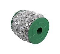 LOLIPPYY Guirlande de Perles Forme de Pentagramme Argentée pour Décoration Festive Cadeau et Projets DIY Faits Main