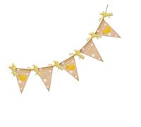 LOLIPPYY Guirlande Lin Canard Jaune pour Décoration Chambre Garçon Fille Fanion Thème Anniversaire Garçon Fille Bannière et Réutilisable pour Fête et Salle de Classe
