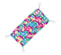 LOLIPPYY Hamster Hanging Bed Lizard Hammock for Bearded Dragons and Small Pets Viscose Reptile Swing Bed with Suction Cups Space-Saving for Chameleons and Chinchillas