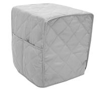 LOLIPPYY Housse de Protection pour Machine à Café Domestique Anti-poussière et Éclaboussures Couverture Réutilisable pour Électroménager Résistante Aux Taches et Facile à Nettoyer Gris