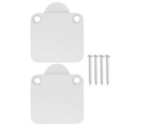 LOLIPPYY Interrupteur Marche/Arrêt 2A 12V-250V pour Lumière de Porte d'Armoire et Placard, Blanc, Lot de 2 Vis, Conçu pour Portes Automatiques et Éclairage de Garde-Manger