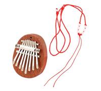 LOLIPPYY Kalimba Bois Touches Mini Piano à Pouce Portable Instrument Musical Débutants Adultes Compact