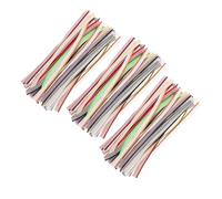 LOLIPPYY Kit de Fournitures de Reliure 144 Bandeaux en Coton 1,27 Cm X 30 Cm 24 Couleurs 48 Bandes par Set pour Réparation de Livres et Projets Artisanaux