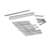 LOLIPPYY Kit de Réparation Kalimba Touches avec Pont et Clés Gravées Accessoires pour Piano à Pouce Léger et Portable Montage Facile pour Joueurs Débutants et Professionnels