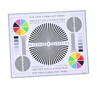 LOLIPPYY Lens Test Chart Adhesive Security Camera Focus Alignment Tool Color Wheel Calibration Card for Indoor Outdoor Monitoring and Assembly Parts