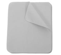 LOLIPPYY Lingettes de Nettoyage en Microfibre Ultra-Fine 100 Pcs 17 X 14 CM pour Lunettes Écrans et Appareils Photo Double Face Finition Lisse Chiffon Doux Gris Clair sans Trace