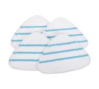 LOLIPPYY Lingettes de Rechange Triangulaires pour Balai Vapeur, Lot de 4 Housses en Microfibre Lavables et Réutilisables, Coussins Ultra-résistants pour Nettoyage des Sols et Coins,