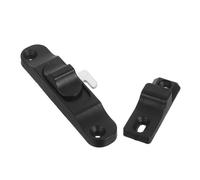 LOLIPPYY Loquet Porte Coulissante Plastique avec Limiteur Réglable Serrure de Sécurité pour Fenêtre Coulissante et Porte Verre Verrou de Protection pour Moustiquaire Douverture Ajustable