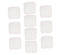 LOLIPPYY Lot de 10 Serviettes en Coton Double Épaisseur Bébé, Mouchoirs Absorbants Rouges Petits, Lingettes Visage Doux et Respirantes pour Soin et Toilette Bébé