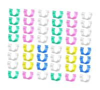LOLIPPYY Lot de 100 Porte Canette Couture en Plastique Coloré Clip pour Canette de Couture à Domicile Accessoire Robuste et Facile à Utiliser pour Organisation de Couleur Aléatoire