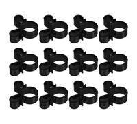 LOLIPPYY Lot de 12 Pinces à Bouteille de Vin en Plastique Clip de Sécurité Double Trou pour Bougies Support Léger et Résistant pour Fêtes et Décorations de Table