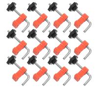 LOLIPPYY Lot de 12 Pinces de Fixation à Angle Droit en Plastique Positionnement Précis de Dalles en Granit et Marbre, Outils Multifonctions pour Travail du Bois et Transport de Pierres,