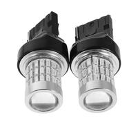 LOLIPPYY Lot de 2 Ampoules LED 7440 Rouges pour Feux Stop de Voiture Haute Luminosité Étanches et Économie D’Énergie Remplacement pour Feux Arrière Camping-Car et Camion Visibilité