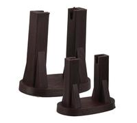LOLIPPYY Lot De 2 Bases De Roue Fengshui Accessoires pour Petite Roue À Eau Base De Paysage Décoration Miniature Accessoires pour Jardin Zen Décorations en Plastique