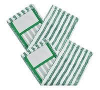 LOLIPPYY Lot de 2 Lingettes de Rechange en Microfibre Ultra-Absorbantes pour Balai Plat Lavables en Machine Réutilisables Adaptées Nettoyage Humide et Sec des Sols Carrelés Parquet