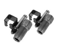 LOLIPPYY Lot de 2 Pièces pour Cric de Sol en Aluminium Accessoires Pompe à Hydraulique 2 Tonnes Tige de Pression Manuelle Valve de Retour D’ et Roues Universelles pour Entretien