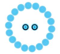 LOLIPPYY Lot de 20 Bouchons de Valve Bleus Anti-Fuite pour Climatisation Automobile Basse Pression Protection Poussière et Fuite Bouchons de Port Recharge Climatisation Auto Compatibles