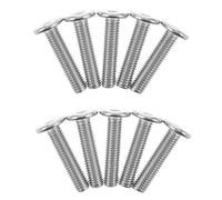 LOLIPPYY Lot de 20 Vis Hexagonales M8*35 en Métal Filetées Entièrement Vis à Tête Hexagonale Creuse pour Fixation D’Arbres à Chat Pièces Détachées Robustes pour Supports D’Escalade et