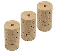 LOLIPPYY Lot de 3 Bouchons en Liège Naturel pour Flûte à Tête Accessoires de Réparation et Joints Étanches pour Instruments à Vent Pièces Détachées Réutilisables pour Entretien de Flûtes