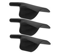 LOLIPPYY Lot De 3 Masques Pour Cheveux Protection Contre Les Accidents Protection Pour Le Front Protection Pour Le Visage Protection Pour Barbier Protection En Plastique Noir