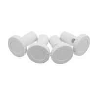 LOLIPPYY Lot de 4 Bouchons Ronds de Vidange en Plastique pour Congélateur, Étanches, Hauteur 4 Cm, Compatibles Orifice de Drainage Réfrigérateur, Accessoires pour Système de Drainage