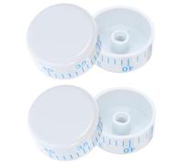 LOLIPPYY Lot de 4 boutons de commande de thermostat de réfrigérateur - Bouton de réglage de température - Bouton rotatif de rechange - Bouton de réglage du cadran compatible