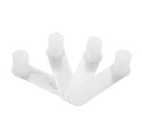 LOLIPPYY Lot De 4 Supports De Moustiquaire pour Berceau Accessoires pour Cadre De Moustiquaire Plaque De Pied-De- Pièces De Support De