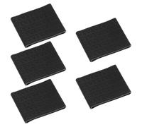 LOLIPPYY Lot de 5 Manchons de Poignée Antidérapants en Silicone Noir Moyen, Protection Anti-vibrations et Anti-chocs pour Tondeuses à Cheveux Professionnelles, Accessoires