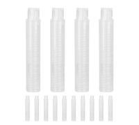 LOLIPPYY Lot de 50 Porte-Craies Transparents Rotatifs pour Tableau Noir Pince à Craie Anti-Chute Compatible Usage Scolaire et Artistique Outil Pratique pour Enseignants et Ateliers