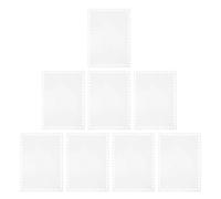 LOLIPPYY Lot de 8 Fonds de Paquet en Acrylique Transparent 2Mm 20X15Cm Rectangulaires pour Tissage au Crochet Base Stable et Rigide pour Bricolage Créatif Plateau de Panier à Tisser pour