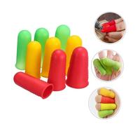 LOLIPPYY Lot de Manchons de Doigt Silicone et Réutilisable Protection Brûlure avec Effet Antidérapant pour Soutien des Doigts et Pouce Multi et Écologique et Pratique pour Bricolage et