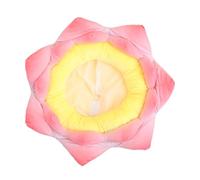 LOLIPPYY Lotus Flower Plush Cosplay Hat Comfortable Party Headgear For Halloween Festival And Photo Props
