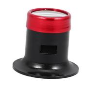 LOLIPPYY Loupe Grossissante Aluminium et Verre Outil Précision Bijoutier et Horloger Loupe Légère Portable pour Lecture et Réparation Professionnelle