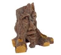 LOLIPPYY Maison De Repos pour Reptiles Décor De Terrarium en Résine, Cachette De Lézard Torsadée Taille Moyenne, Abri Naturel pour Terrarium Reptile Et Tortue Terrestre