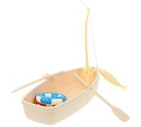 LOLIPPYY Maquette De Bateau en Plastique Flottant, Jouet Miniature en Plastique, Petit Modèle Décoratif pour Aquarium, Décoration Intérieure Et Fête, Usage Aquatique Et Loisirs