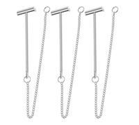 LOLIPPYY Marteau à Bouton D’Alarme D’Urgence en Fer 3 Pièces - Outil de Déclenchement pour Extincteur - Brise-Vitre Sécurité pour Situation D’Évacuation Industrielle et Incendie