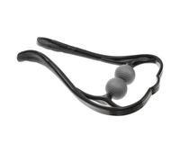 LOLIPPYY Masseur Manuel de Cou Noir - Appareil de Massage Cervical Portable Multifonction - Outil de Massage des Vertèbres Cervicales Pratique pour Soulager Douleurs Musculaires et