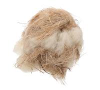 LOLIPPYY Matériau Naturel pour Nid Oiseau Mélange de Jute Laine et Coton pour Nidification et Cachette Adapté Oiseaux Hamsters et Petits Animaux Intérieur et Extérieur