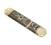 LOLIPPYY Mezuzah Décor Métallique Alliage de Zinc Lisse Ornement Religieux avec Parchemin pour Porte Compact et pour Protection et Sanctification Foyer