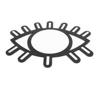 LOLIPPYY Miroir Mural Décoratif D’Œil Noir Style Nordique en Bois Accessoire Photo pour Décoration Murale Maison Chambre D’Garçon et Filles Design Unique et Esthétique