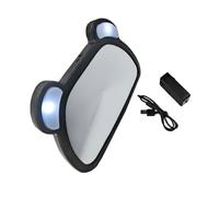 LOLIPPYY Miroir Rétroviseur Intérieur Voiture avec LED Télécommande USB Rechargeable Observation Siège Arrière Sécurisé pour Surveillance