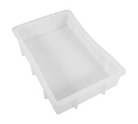LOLIPPYY Moule Silicone Rectangle Grand pour Résine Époxy Moulage Profond pour DIY Décoration Maison Conservation de Fleurs et Création Artisanale