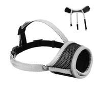 LOLIPPYY Muselière Panier Ajustable pour Chien Taille L, Protecteur Respirant en Tissu Doux Sangle Renforcée, Antipiqûres Et Anti-aboiements, Utilisation Promenade Et Toilettage