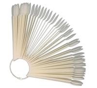 LOLIPPYY Nuancier De Présentation Vernis à Ongles 50 Pièces Taille Moyenne Transparent Pour Nail Art Pratique Manucure Accessoires Ongles D’entraînement