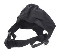 LOLIPPYY Oculaire pour Animaux de Compagnie Noir, Cache-œil Antistress Réglable en Taille S, Tissu, Protection la Lumière pour Chiens en Déplacement