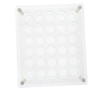 LOLIPPYY Organisateur De Maquillage En Acrylique Transparent 30 Emplacements Support Lèvres Grand Rangement Pour Parfums Et Gloss Pour Coiffeuse Stable Et Lumineux