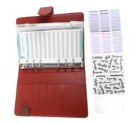 LOLIPPYY Organisateur pour Budget avec Cahier à Mobiles Set Pratique avec Pochettes et Fiches Décoratives Classeur Budget Portable pour Gestion Financière et Suivi des Dépenses