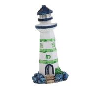LOLIPPYY Ornement Aquarium Résine Style Méditerranéen Petite Décoration Phare Créative Accessoire pour Aquarium et Décoration Intérieure Coloris Aléatoire Couleur